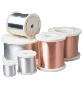 Deplating copper and copper alloy wire